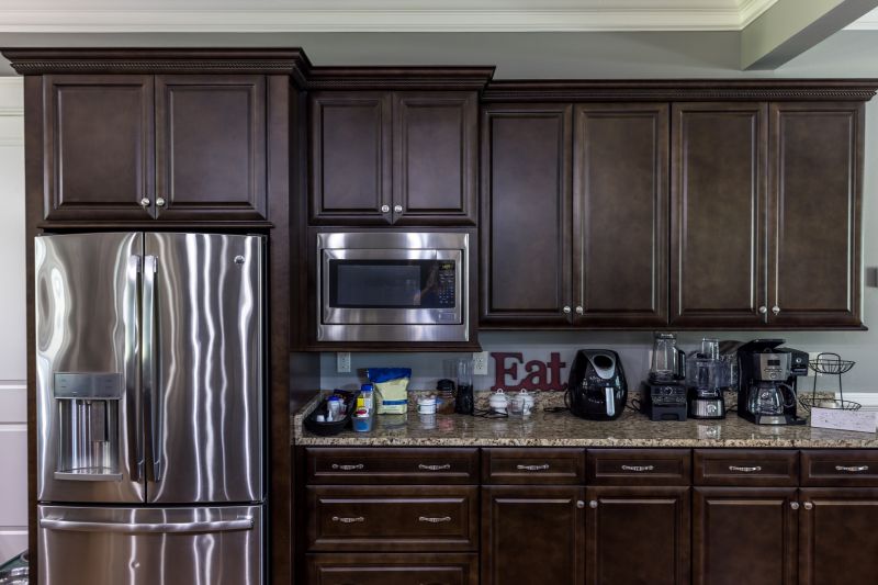 Built In Cabinetry Staining in Bloomington, IN